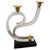 This striking pair of French 1970s candelabra perfectly captures the opulent, Hollywood Regency-inspired glamour of the...
