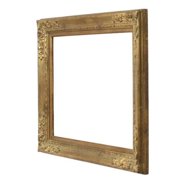Baroque Gold-Colored Pine Wood Frame For Sale - Image 12 of 18