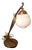 Art Nouveau Desk Lamp in Brass and Opaline, 1890s For Sale