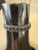 Glass Antique French Green Free Blown Glass Demijohn Bottle, 1800s For Sale - Image 7 of 12