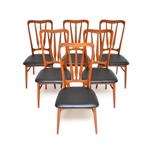 Danish Teak Ingrid Dining Chairs from Niels Koefoed, 1960s, Set of 6 For Sale - Image 10 of 10