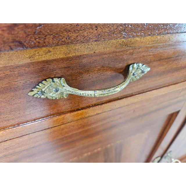 Art Nouveau Sideboard with Brass Decorations, 1920s For Sale - Image 14 of 18