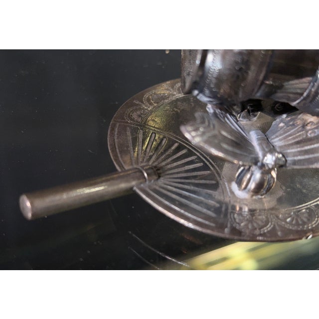 Japanese Antique Rogers & Bros Silverplate Aesthetic Movement Napkin Ring With Butterfly and Fan, c.1870s-1880s For Sale - Image 3 of 8