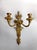 Gold Antique Louis XVI Neo-Classical French Bronze Wall Sconces, 1900s, Set of 2 For Sale - Image 8 of 13