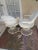 Vintage Patio Set Spun Fiberglass Russell Woodard Style Cushions, 5 Pieces For Sale - Image 4 of 11