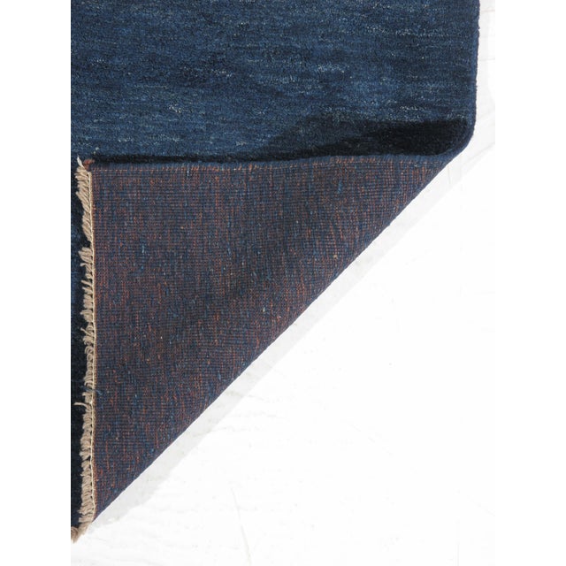 1980s Vintage Hand-Knotted Persian Gabbeh Rug 8'11" X 11'5" For Sale - Image 5 of 5