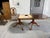 Late 20th Century Custom Made Banquet Eastern Black Walnut Two Pedestal Dining Table With Three Leaves, Late 20th Century For Sale - Image 5 of 14