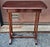 Antique Cherry Stained and Flower Decorated Side Table For Sale - Image 4 of 9