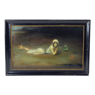 Zamutov, Young Lady, 1940s, Oil Painting, Framed For Sale
