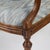 Blue Early 19th Century Pair of Antique Italian Walnut Armchairs For Sale - Image 8 of 12