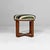 Italian Art Deco Round Ottomans in Fabric and Wood, 1930s, Set of 2 For Sale - Image 3 of 15