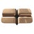 Metal Alphacute" Coffee Table With Bronze, Handcrafted For Sale - Image 7 of 7