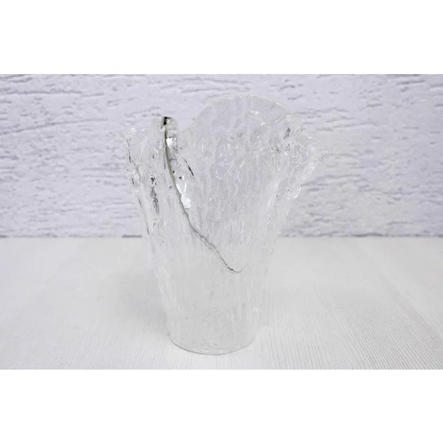 Scandinavian Glass Vase, 1970s For Sale - Image 4 of 13