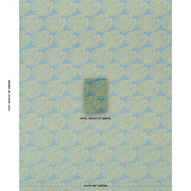 Created in collaboration with Drusus Tabor, Ramsgate Hand-Block derives its unique medium-scale shell motif from a brass...