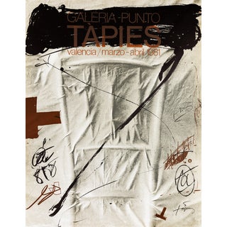 Galeria Punto Poster after Antoni Tapies For Sale