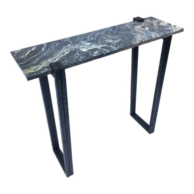 Lily Marble Console by Stefan Leo For Sale