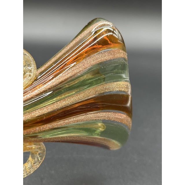 Antique Salviati Filigree Murano Glass Vases, Set of 2 For Sale - Image 10 of 13