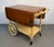 Mid 20th Century Vintage Ethan Allen Stenciled Drop Leaf Tea Cart For Sale - Image 5 of 18
