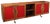 Vintage Red Sideboard, 1960s For Sale