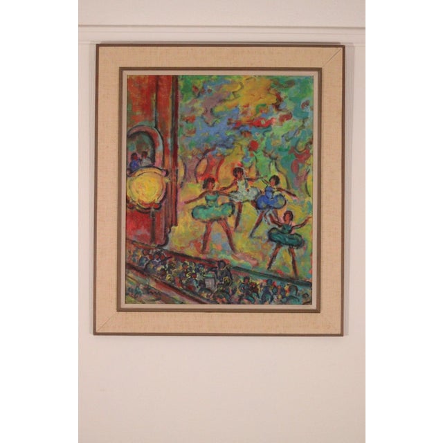 Nathan Gutman, Dance, 1960s, Oil on Canvas, Framed For Sale - Image 6 of 18