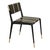 Art Deco "Gusto" Chair, Stainless Steel, Bronze Details, Tailor Made Leather For Sale - Image 3 of 8