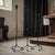 Rustic Hand Forged Iron Candelabra Set of 3 (100-120cm) Antique Copper Finish Hammered Stem with Calla Lily Cups For Sale - Image 3 of 10