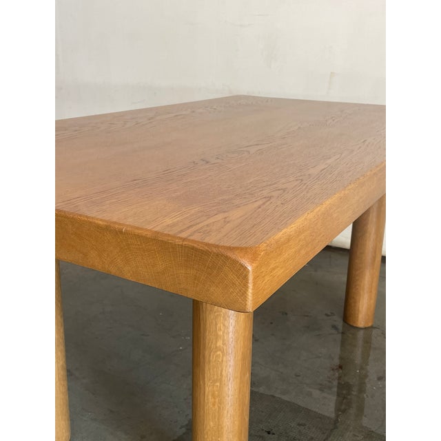 1970s 1970s Solid Oak Dining Table For Sale - Image 5 of 8