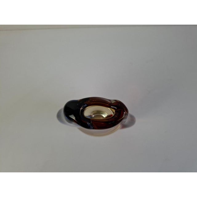 Mid-Century Modern Czech Art Glass Vase attributed to Hana Machovska Mstisov, 1960s For Sale - Image 6 of 18