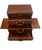 Mid-Century Modern 1970s Maitland Smith Stacking Suitcase Chest For Sale - Image 3 of 7