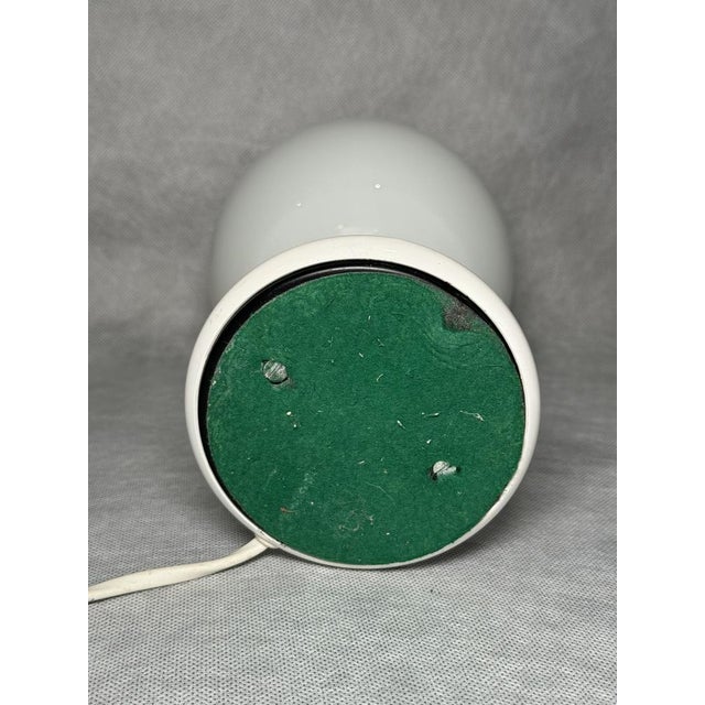 1970s Space Age White Opal Glass Table Lamp, Germany, 1970s For Sale - Image 5 of 8