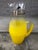 1960s Vintage / Mid Century Modern Blendo West Virginia Glass Yellow Pitcher and Glasses - 7 Piece Set For Sale - Image 5 of 13