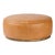 Four Hands Sinclair Large Round Ottoman - Palermo Butterscotch For Sale