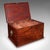 This is an antique hunting day cellarette. An Irish, mahogany wine storage box by Gillingtons of Dublin, dating to the...