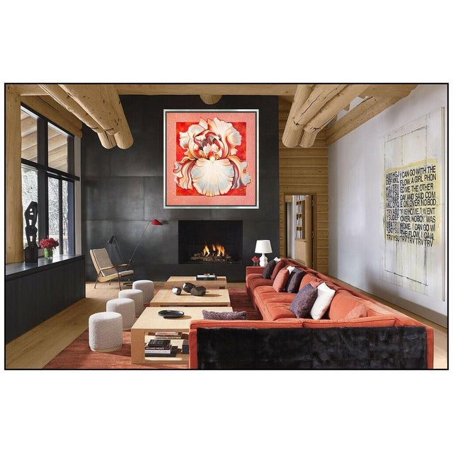 Message us to inquire about custom framing options! (Included for free with every purchase) The artwork here, "Apricot...