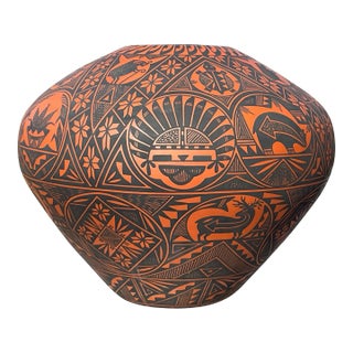 Acoma Pottery Vase 15”h Acoma Pottery For Sale
