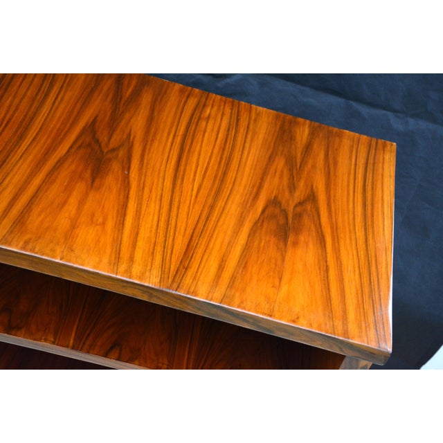 Art Deco Walnut Open Bookcases, 1930s, Set of 2 For Sale - Image 17 of 18