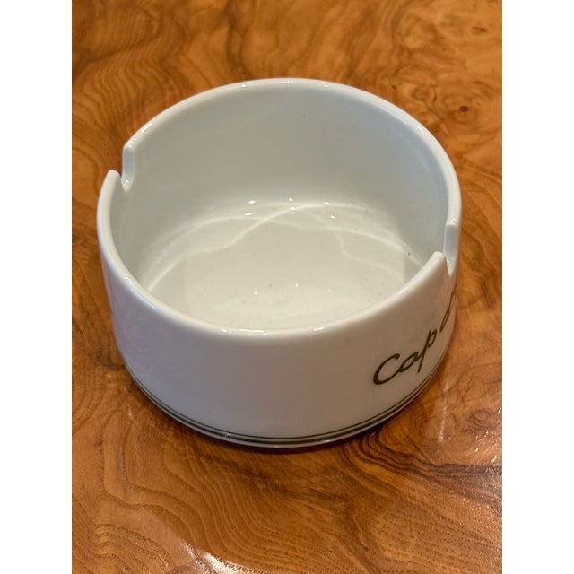 Exquisite Vintage Hotel Eden Roc Cap d'Antibes France French Riviera Porcelain Ashtray - Pristine Condition For Sale - Image 4 of 12