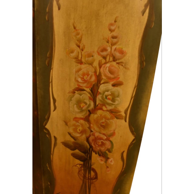Venetian Style Folk Art Hand Painted Cabinet For Sale - Image 10 of 12