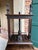 Wood Antique English Book Press Table Renaissance Carved Oak Ebonized Cabinet C1880 For Sale - Image 7 of 18