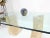 Mid-Century Modern Large Oversize Wide Rectangle Shape Glass Top Travertine Dining Conference Table For Sale - Image 3 of 12