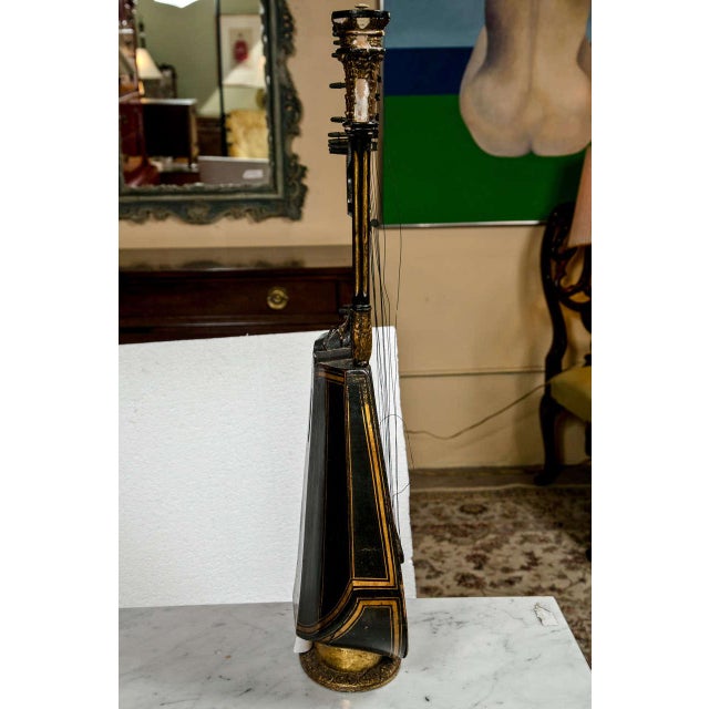 19th Century Edward Light Harp Lute Chairish