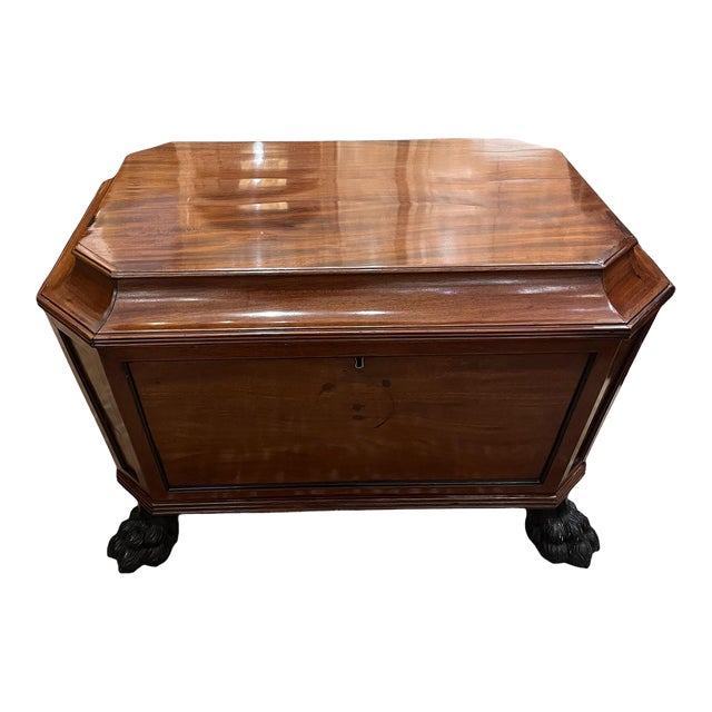 19th Century George IV Mahogany Cellarette For Sale