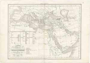 Geography of the Hebrews Table of the Dispersion of Noah's Children, 1837