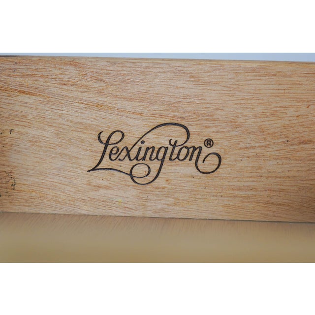 Lexington Oak Victorian Mansion 6 Drawer Lingerie Chest Semainier For Sale - Image 15 of 16