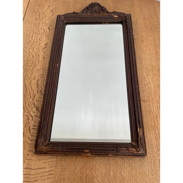 Early 20th C. Gesso and Wood Framed Wall Mirror For Sale - Image 12 of 18