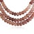 Art Deco Late 20th Century Style Natural Strawberry Quartz Multi-Strand Statement Necklace, 18" For Sale - Image 3 of 14
