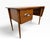 A handsome Mid-Century Modern American of Martinsville “Accord” drop-leaf walnut desk, circa 1960s. Beautifully...