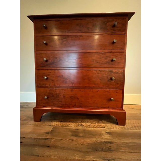 Attention collectors : rare one-of-a-kind Maple chest of drawers by custom furniture maker Stephen Swift. This chest was...