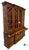 Vintage Statton Furniture Trutype Americana Traditional Chippendale Style Oxford Cherry Breakfront China Cabinet For Sale - Image 9 of 12