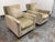 Modern Natuzzi Editions Inside C245 Fabric Swivel Chairs, Pair For Sale - Image 3 of 12
